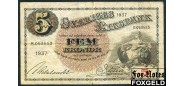 Швеция Sveriges Riksbank 5 крон 1937  F P:33t 700 РУБ