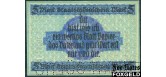 Braunschweig, Herzogtum 5 Mark 1918 Staatskassenschein. 1918. aUNC BRS4b 400 РУБ