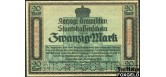 Braunschweig, Herzogtum 20 Mark 1918 Staatskassenschein. 1918. aUNC BRS6b 700 РУБ