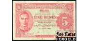 Малайя 5 центов 1941  F P:7b 900 РУБ