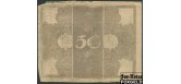 Германия / Reichsbank 50 Mark 1918 20. Oktober 1918. (Trauerschein) Wz. diagonale Reichsdruck-Wellen, #6 (3,7mm) VG Ro:56c / P:64b 2500 РУБ