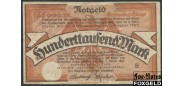 Dortmund / Westfalen 100000 Mark 1923 15. Juli 1923. Stadt und Landkreis Dortmund und Hörde. Druck: Wilh. Ruhfus, Dortmund F B7:1061b 450 РУБ