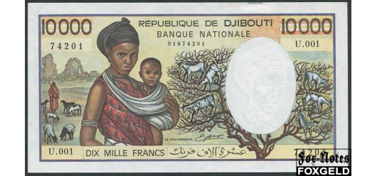 Джибутти 10000 франков ND(1997)  aUNC P:39b 12000 РУБ