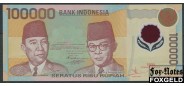 Индонезия 100000 рупий 1999  UNC P:140 1500 РУБ