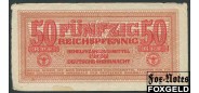 Германия / Deutsche Wehrmacht 50 Reichspfennig ND(1942) платежные знаки для Вермахта F Ro. 504 1200 РУБ