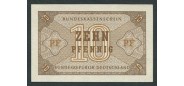 ФРГ / Finanzministerium 10 Pfennig ND(1967)  UNC Ro:315 2000 РУБ