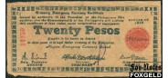 Филиппины 20 песо 1945 NEGROS EMERGENCY CURRENCY BOARD F P:S684 550 РУБ