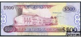 Гайана Bank of Guyana 500 долларов ND(2002) Sign 12 UNC P:34b 650 РУБ