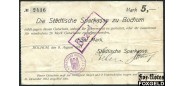 Bochum / Westfalen 5 Mark 1914 8. August 1914. F+ В11 38.4a 1300 РУБ