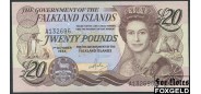 Фолклендские острова 20 фунтов 1984  UNC P:15 4500 РУБ