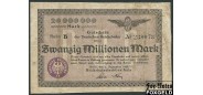 Германия Имперские ЖД 20 Mio. Mark 1923 Reichsbahndirektion Koln / F P:S1287 / 013.9. 400 РУБ