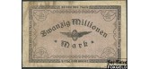 Германия Имперские ЖД 20 Mio. Mark 1923 Reichsbahndirektion Koln / F P:S1287 / 013.9. 400 РУБ