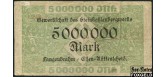 Essen-Ruttenscheid / Rheinprovinz 5 Mio. Mark 1923 Gewerkschaft des Steinkohlenbergwerks Langenbrahm / August 1923 aF 1439 B7 700 РУБ