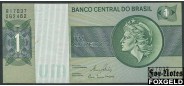 Бразилия 1 крузейро ND(1980) Sign.20 (Ernane Galvêas / Carlos G. Langoni). Литера B Series 13195-18094 XF P:191Ac 80 РУБ