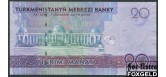 Туркменистан 20 манат 2012  UNC P:NEW 650 РУБ
