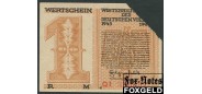 Германия Зимняя помощь немецкому народу 1 RM 1944 Winterhilfswerk XF 421b 1000 РУБ