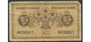 Финляндия 25 пенни 1918 Clas von Collan - Muller. F P:33 200 РУБ
