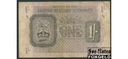 Великобритания  British Military Authority 1 шиллинг ND(1943)  F P:M2 300 РУБ