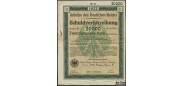 Германия 20000 Mark 1922 Облигация. 20 000 марок. 1922 г. Anleihe des Deutschen Reichs-Schuldverschreibung VG  250 РУБ