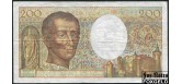 Франция 200 франков 1986 sign. P.A.Stroll  J.J.Trohche B.Dentaud. aVF P:155a 600 РУБ
