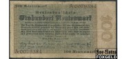 Германия / Deutschen Rentenbank 100 Rentenmark 1923  VG Ro.159 / Р:166 35000 РУБ
