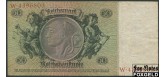 Германия / Reichsbank 50 Reichsmark 1933 1 тип (металлография) #7. / Wz. Kopf von David Hansemann, mit Kreuz-Iris-Druck, KN 7-stellig VF Ro:175a 400 РУБ