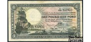 Южная Африка  ЮАР 1 фунт 1943 sign. J Postmus F P:84e 4200 РУБ