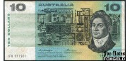 Австралия / RESERVE BANK 10 долларов ND(1976) Sign. H. M. Knight F. H. Wheeler F P:45b 1300 РУБ
