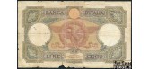 Италия / Banca d'Italia 100 лир 1938 29.01.1938.  Серии A301-V325 G P:55b / BI.395 900 РУБ