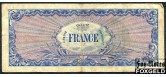 Франция 100 франков 1944 военный выпуск FRANCE F P:123c 700 РУБ