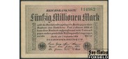 Германия / Reichsbank 50 Mio. Mark 1923 1.9.23г. в/з Rauten #6  FZ черн. аUNC Ro:108j 250 РУБ