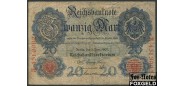 Германия / Reichsbank 20 Mark 1907  VG Ro.28 100 РУБ
