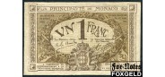 Монако 1 франк 1920 коричн. серия А F P:4a 16000 РУБ