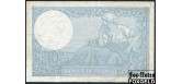 Франция / Banque de France 10 франков 1939 Sign. P.Rousseau Favre-Gilli. 2=11=1939. aF P:72b 400 РУБ