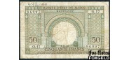 Марокко 50 франков 1949 2-12-49.. F P:44 1800 РУБ