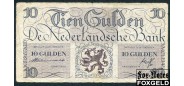 Нидерланды 10 гульденов ND(1945)  VG+ P:74 1AZ