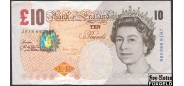 Великобритания  Bank of England 10 фунтов ND(2004) Серия E, Sign. Andrew Bailey VF P:389c 1200 РУБ