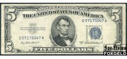 США Silver Certificates 5 долларов 1953 SERIES 1953A Sign. Priest Anderson F Fr:1656 3000 РУБ