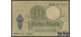 Германия / Reichsschuldenverwaltung 10 марок 1906 #7 F+ Ro:27b 1000 РУБ