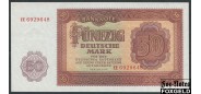 ГДР / Deutschen Noten Bank 50 марок 1955  UNC Ro:352а 2000 РУБ