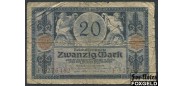 Германия / Reichsbank 20 марок 1915 Reichsbanknote. 4. November 1915. G Ro:53 (***) 