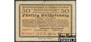 Sachsen Freistaat 50 Goldpfennig 1923 Sächsische Staatsbank, Dresden.  24.11.23. VG SAX47 150 РУБ