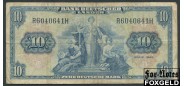 ФРГ / Bank Deutscher Lander 10 Mark 1949  F Ro:258 2000 РУБ