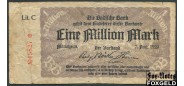 Badische Bank 1 Mio. Mark 1923 Banknote. 7. August 1923. F BAD11a 150 РУБ