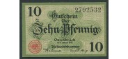 Osnabrück  / Hannover 10 Pfennig 1917 Без в/з aUNC В6 О26.3g 130 РУБ