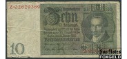 Германия / Reichsbank 10 марок 1929  VG Ro.173 100 РУБ