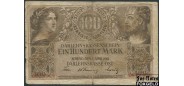 Darlehnskasse OST (Ковно) 100 марок 1918  VG E10.14.1 FN / Ro.470 1000 РУБ
