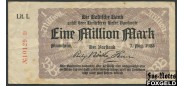 Badische Bank 1 Mio. Mark 1923 Banknote. 7. August 1923. F BAD11a 150 РУБ