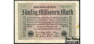 Германия / Reichsbank 50 Mio. Mark 1923 1. September 1923. Hakensterne Тип. BX (W. Büxenstein, Berlin) VF Ro:108e 100 РУБ