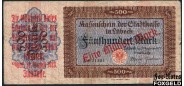 Freie und Hansestadt Lübeck 1 Mio. Mark 1923 Lübeckische Staatskasse aF LUB33a 400 РУБ